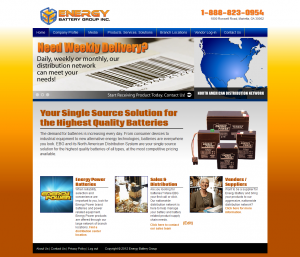 Energy Battery Web site