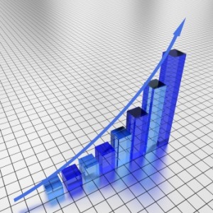 Graph showing growth over time