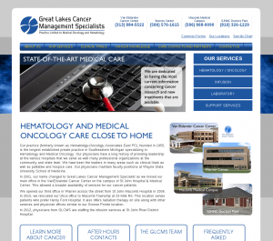 New Website for Great Lakes Cancer Management Specialists