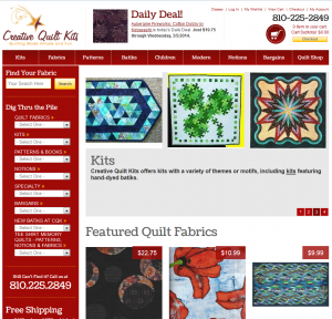 Creative Quilt Kits site