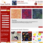 Creative Quilt Kits ecommerce web design in Brighton Michigan