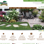 Web design for English Gardens in Michigan